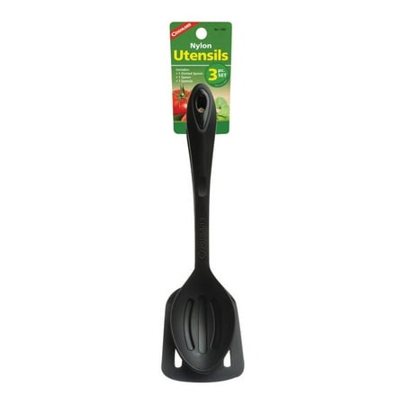 Nylon Utensil Set Spoon Slotted Coghlan's Nylon Cooking Utensil Set, 3-Piece, Three-piece set of camp cooking utensils, including spoon, slotted spoon, and spatula By Coghlans ()