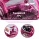 thumbnail image 5 of Bolsa de maquillaje BS-MALL de PVC transparente transparente con correa para el hombro, 5 of 6
