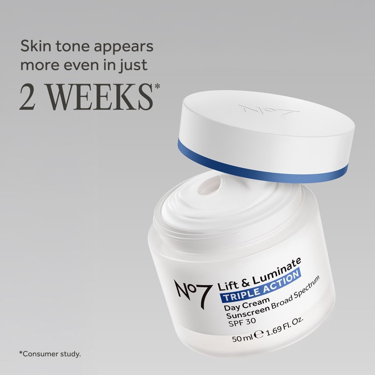 No7 Lift & Luminate SPF 30 Anti-Aging Moisturizing Day Cream with
