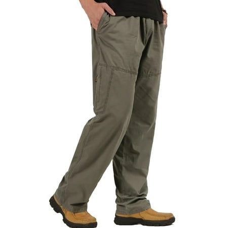 Mens Plus Size Trousers Sport Sweatpants Casual Baggy Work Long Pants ...
