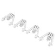 thumbnail image 4 of Metal Adjustable Shock Damper Towers Mount Multihole Accessory Fit for SCX10 1/10 RC CarSilver, 4 of 4