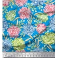 thumbnail image 1 of Soimoi Poly Georgette Fabric Leaves & Wild Flower Print Fabric by the Yard 52 Inch Wide, 1 of 1