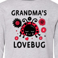 thumbnail image 4 of Inktastic Valentine's Day Grandma's Lovebug Long Sleeve Youth T-Shirt, 4 of 5