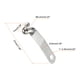 thumbnail image 2 of Uxcell 30 piezas Clip de resorte de botón único para kayak 6.2x7x37mm Clips de tubo telescópico hueco en forma de V, 2 of 5