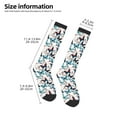 thumbnail image 2 of Yiaed Butterfly Print Great elasticity Adult Stockings Sports socks for Men and Women, 2 of 6