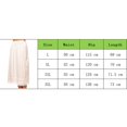 thumbnail image 4 of hhchenyulemon Womens Cotton Blend Solid Lace Trim Maxi Half Slip Underskirt Slip Under Skirt, 4 of 4