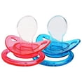 thumbnail image 3 of CutiePlusU Adult Sized Pacifier Dummy for Adult Babies-Crystal Pacifiers Set Big Shield 2 Pack-Pink, Blue, 3 of 5