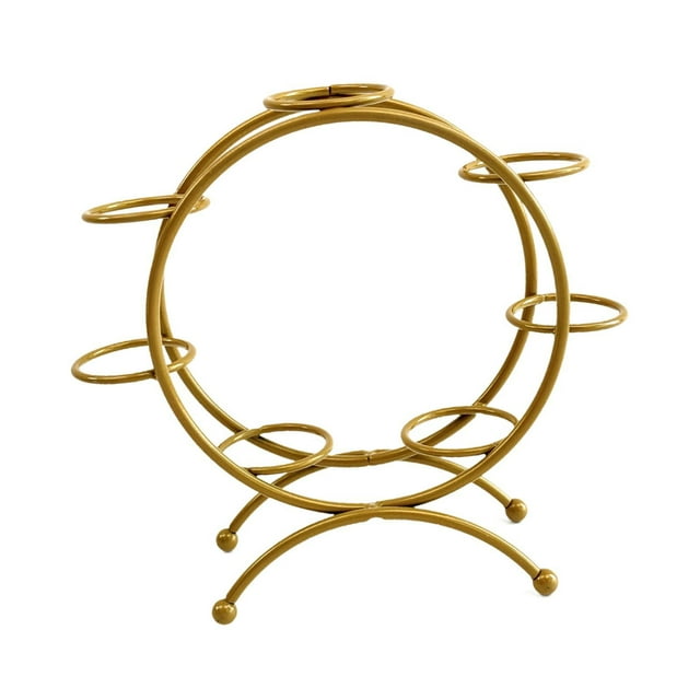 bedienty Compact Ball Seat Glass Ball Holder Display Base Designed To Maximize Space While Displaying Art Display Stand Gold 15x11.5x5.5cm