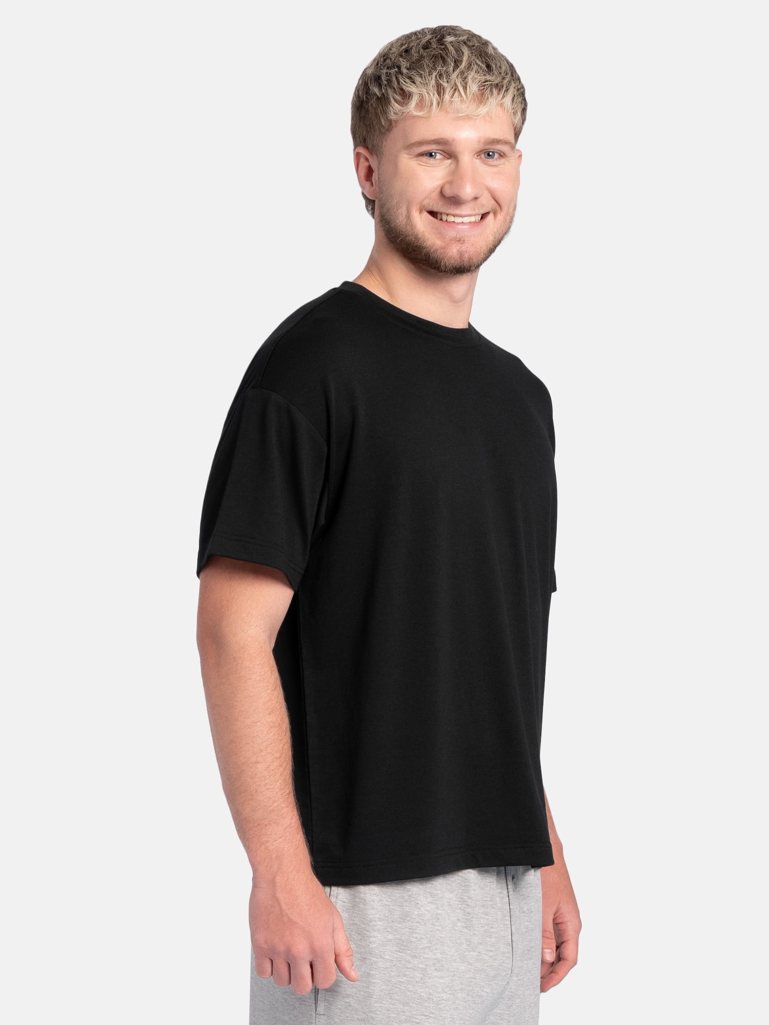 Fruit of the Loom Men’s Pajama Sleep French Terry T‑Shirt, S‑2XL