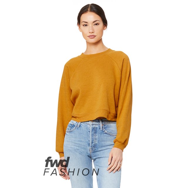 Bella + Canvas FWD Fashion Women's Raglan Pullover Fleece