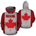 thumbnail image 3 of Sudadera con capucha con estampado 3D de la bandera de Canadá Always In Me para hombre y mujer, sudadera de gran tamaño, moda urbana, sudadera deportiva para niños, ropa Y2k, 3 of 4