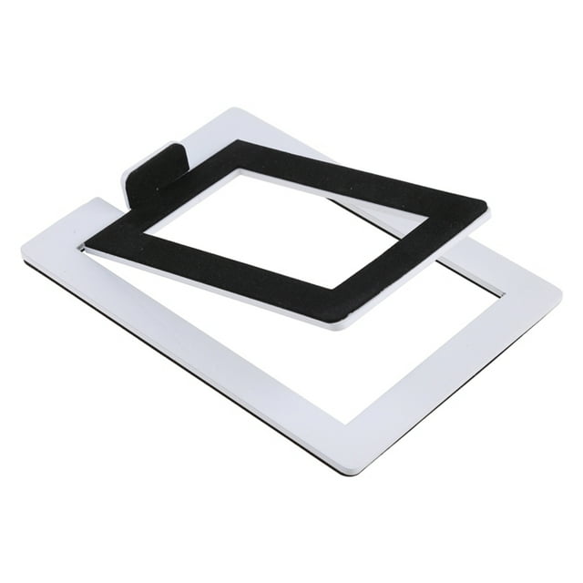 Soporte de Altavoz de Escritorio Soporte de Audio de Metal Soporte de Mesa para Altavoz Activo 'S YU4 y Altavoz de TamañO Similar, Blanco