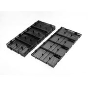 Unique Bargains Aquarium Fish Tank Plastic 3 Layers 12 Pcs Undergravel Filter Board 14 x 7cm