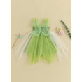 thumbnail image 2 of Coduop Baby Girl Sleeveless Tull Tutu Princess Dress Toddler Wings Butterfly Outfit Birthday Party, 2 of 9