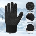 thumbnail image 4 of KOITHOT 2 Pairs Winter Gloves for Women Thick Lined Touch Screen Knit Warm Gloves for Cold Weather, 4 of 7