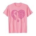 thumbnail image 3 of Ounisa Breast Cancer Shirt for Women Pink Ribbon T-Shirts Graphics Support Cancer Shirts Rainbow Casual Tee Tops, 3 of 3