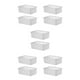thumbnail image 1 of Contenedores de almacenamiento de alimentos Bearachild de PP duraderos color blanco, 1 of 6