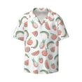 thumbnail image 6 of Kdxio Men's Hawaiian Shirt for Men Short Sleeve Shirt Fruit Summer Casual Holiday Beach Button Down T-Shirts, 6 of 7