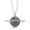Silver, variant on Keren Hanan Planet Saturn Energy 925 Sterling Silver White Moissanite and Black Spinel Pendant Necklace for Women (1.12 Cttw, 28X14MM, with 18 inch Silver Chain)