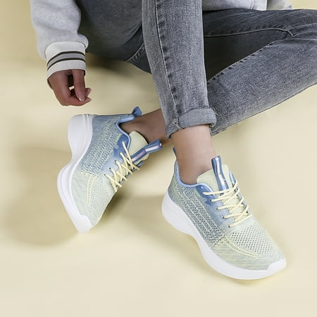 

Women‘s Breathable Mesh Casual Shoes Low Top Lace Up Lightweight Sport Walking Running Shoes Women‘s Footwear