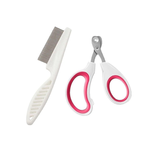 Multifunctional Pet Comb Tear Stain Removal Comb Pet Grooming Brush Fine-Tooth Stainless Grooming Massage Comb Grooming Comb Kit