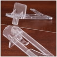thumbnail image 5 of Etereauty 30-Pack Clear Plastic Shelf Pins Locking Shelf Support Pegs Clips for Cabinet and Furniture Shelving, 5 of 11