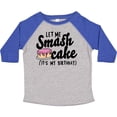 thumbnail image 3 of Inktastic Let Me Smash Cake Its My Birthday Girls Toddler T-Shirt, 3 of 5