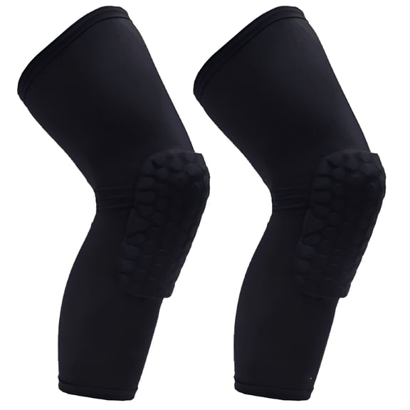 BESTSKY Knee Pads Compression Long Leg Cover Anti-Collision Support Suitable for Basketball, Football, Volleyball Cycling, Wrestling Knee Pads Youth (1 Pair)