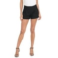 thumbnail image 2 of HDE Women's Chino High Waisted Summer Dress Shorts, Black M, 2 of 6