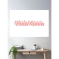 thumbnail image 2 of Pink Moon | Funky Soft Pink Design Poster Wall Art, Modern Wall Decor, 24x36 UNFRAMED, 2 of 3