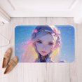 thumbnail image 2 of YST Future Surrealism Girl Bath Mat Anime Robot Bathroom Rugs 3D Cartoon Style Non Slip Bath Rug, Sci-Fi Virtual Reality Floor Rug Carpets 20"X32" (Water Absorbent), 2 of 5