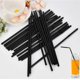 thumbnail image 3 of 600 Pcs Plastic Straws, Black Reusable Straws For Drinks From Bar Party Home, 22 Cm (calibre 6 Mm) 26-27s, 3 of 5