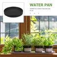 thumbnail image 3 of RENACLIPY 2Ud Ceramic Plant Saucers for Indoors Black Durable for Collecting Water and Soil Spills, 3 of 6