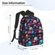 thumbnail image 2 of Balery mushroom Skull star Mochila para Mujeres y Hombres, Mochila Ligera Casual para Viajes, Mochila Clásica Básica para la Universidad, 2 of 6