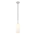 thumbnail image 4 of 732P17-BN-Z-Lite-Monty - 1 Light Pendant In Mid-Century Modern Style-17 Inches Tall and 5.25 Inches Wide-Brushed Nickel/Opal Finish    -Traditional, 4 of 5