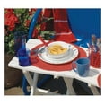 thumbnail image 4 of Manufacturing, White Quik Fold Patio Side Table, Resin, One Size, 4 of 5