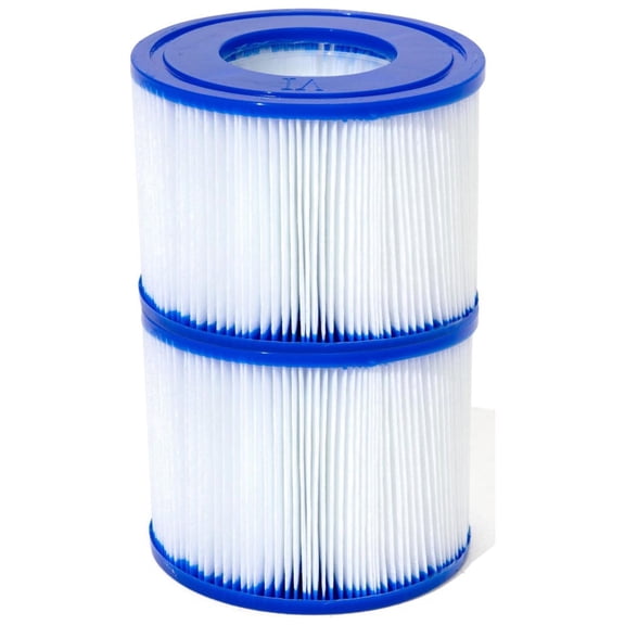 Bestway 60311E SaluSpa Type VI Inflatable Replacement Filter Cartridge, 2pk