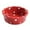 Red, variant on Dogs and Cats Food Water Bowls Ceramic Pet Bowls Cute Dogs Feeding Bowls Dish for for Indoor Cats Kitten Puppy Rabbit Small Animal Diameter 5.5Inch Red