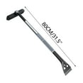 thumbnail image 3 of Snow Scraper with Brush 2-In-1 Snow Broom & Ice Scraper Snow Remover Tool with Sponge Grip Handle, Car Defroster Windshield for SUV, Truck, 3 of 8
