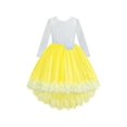 thumbnail image 1 of Flower Girl Dress Yellow Hi-low Lace Party Wedding 10 Years, 1 of 6
