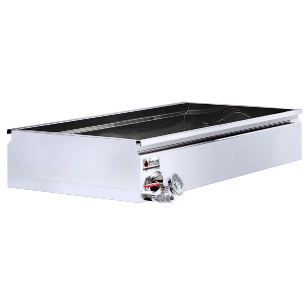 Smoky Lake Maple 16" x 30" Stainless Steel Flat Maple Syrup Evaporator