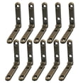 thumbnail image 1 of 10 Pcs Small Hinges Jewelry Wooden Box Chest Case Hinges 90 Degree Folding Hinge Antique Cabinet Fittings Furniture Hardware, 1 of 9