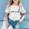 thumbnail image 2 of Girls Casual T-Shirt Unisex Print Tee Blue Cat Funny Toddler Boys Tees,Size 10 Years-11 Years, 2 of 4