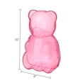 thumbnail image 4 of 16"x9" Gummy Bear Container Plastic, Large Clear Gummy Bear Jar, Bear Shaped Candy Holder for Valentines Day, Reusable Gift Box for Candy, Party Favors, Sweet Treat Display & Festive Storage, HAODEJW, 4 of 8