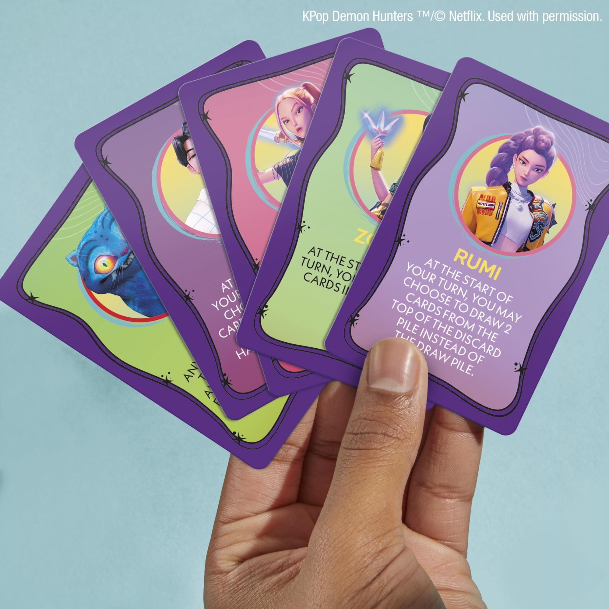 Monopoly Deal: KPop Demon Hunters Card Game, 15 Mins., Family Games for Kids and Teens, Ages 8 and up