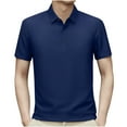 thumbnail image 1 of Shirts for Men, Mens Lapel Button Striped Loose Casual Shirt, 1 of 6