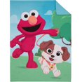 thumbnail image 3 of Furry Friends Blue, Green And Red Elmo And Puppy 4 Piece Toddler Bed Set -, 3 of 10