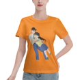 thumbnail image 1 of T-Shirt Basique à Manches Courtes pour Femmes Conan et Xiaolan, 1 of 6