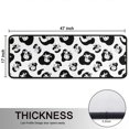 thumbnail image 5 of Kitchen Rugs Sets Of 2,Black White Cow Pattern Anti Fatigue Kitchen Mat Rugs Non Slip Washable,Decorative Kitchen Floor Mats for Kitchen,Sink,Laundry,17"x47"+17"x47", 5 of 5