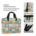 thumbnail image 4 of FORMRS 16" Laptop Bag Carrying Sleeve Case with Handle Travel Shoulder Briefcase, Daisy Mosaic, 4 of 8